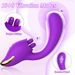 2 In 1 Licking Vibrator Clitoris Stimulator 10 Vibration Clitoral Massage Sex Toys G Spot Realistic Dildo Vibrator For Women_voghion.com