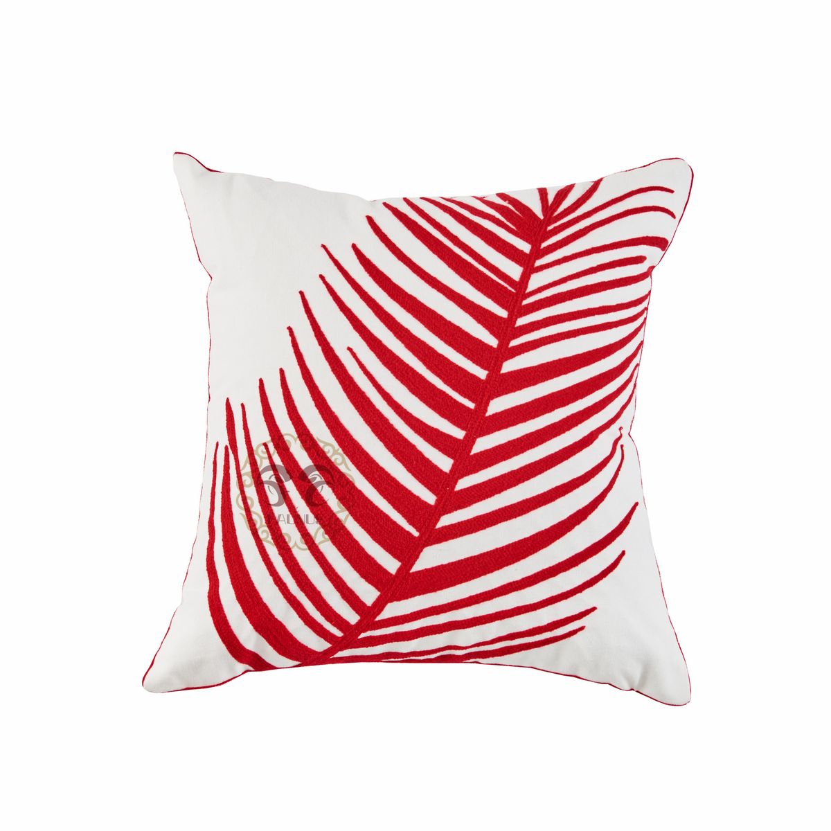 Federa per cuscino con motivo floreale in rilievo - Federa per cuscino con ricamo etnico 3D per divano (asciugamano fatto a mano in stile boho-country, in cotone e lino lavabile)_voghion.com