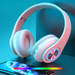 Headsets Gamer Headphones Bluetooth Surround Sound Stereo Wireless Earphones USB With Microphone Colorful Light For PC Laptop_voghion.com