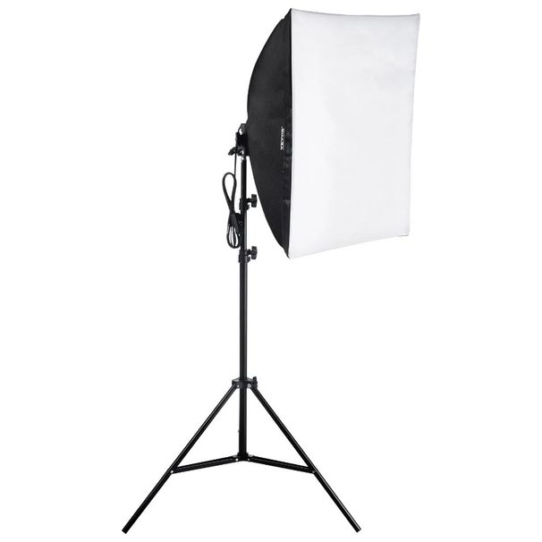 Kit di illuminazione con supporto a X regolabile da 24 pollici, 24 softbox LED da 30 W, 5500 K_voghion.com