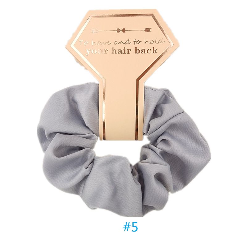 Boucle de cheveux en Satin de crêpe de fourmi de couleur unie sélectionnée, boucle de cheveux française polyvalente, accessoires pour cheveux, bande de cuir en tissu à faire soi-même_voghion.com