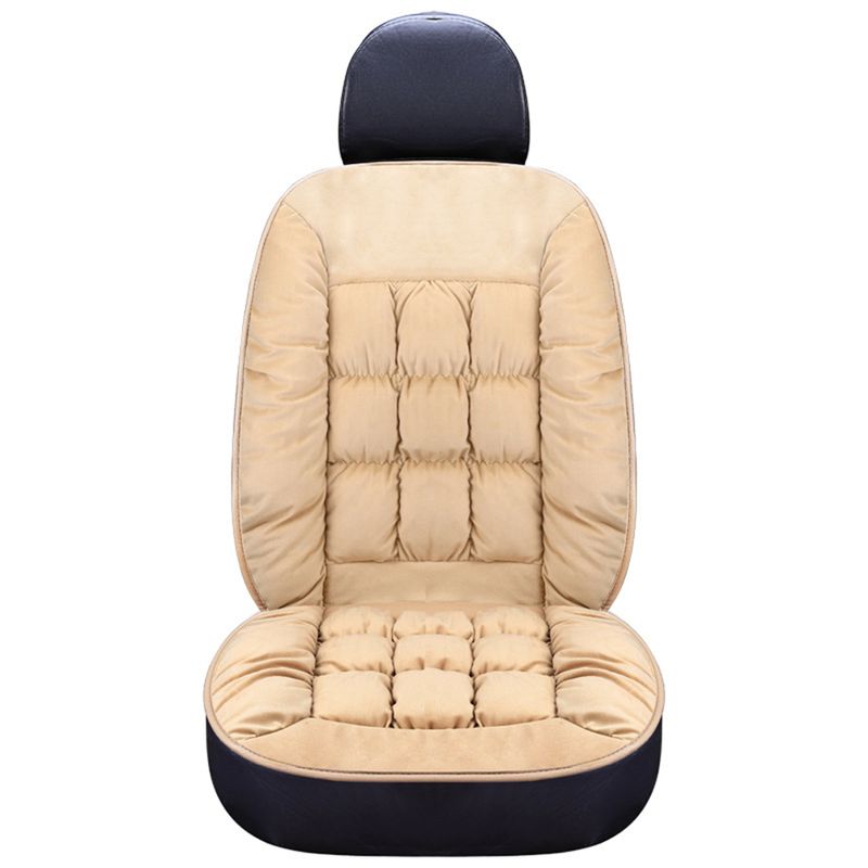 Yuanmheng Herbst Winter Universal Plüsch Auto Vordersitzbezug Kissen Auto Soft Pad Matte_voghion.com