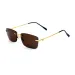 Designer Sunglasses Eyeglasses frames temples with Metal Frameless Rimless rectangular shape for men woman eyewear_voghion.com