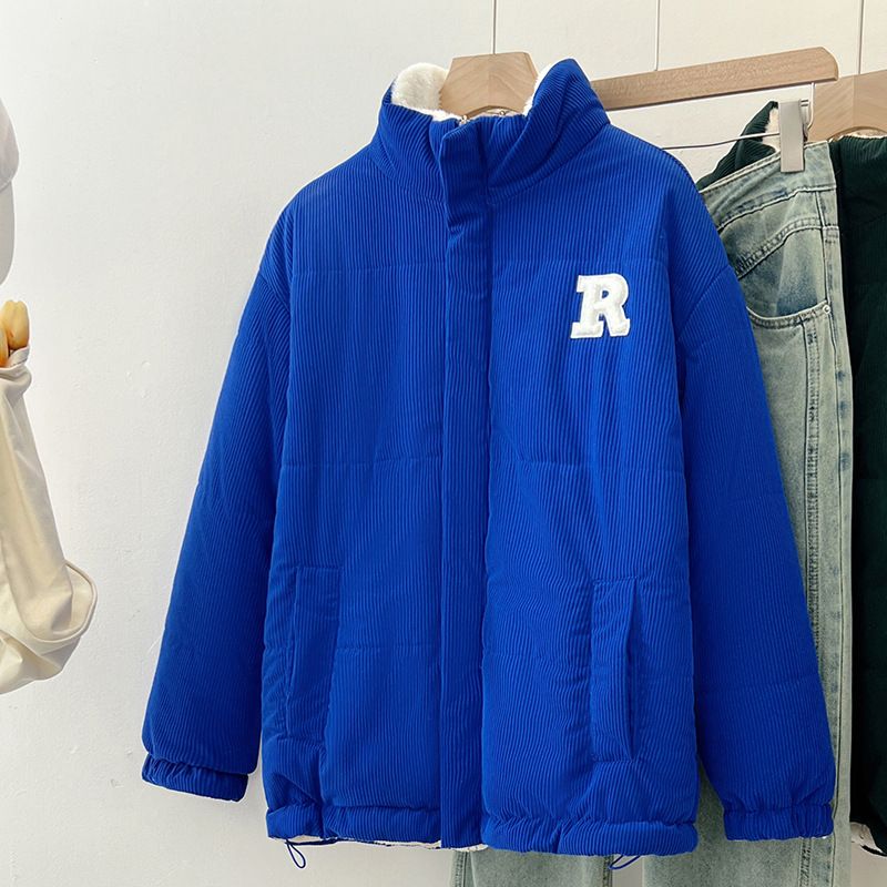 Damenbekleidung Lammwolle-Baumwolljacke für Damen Winter Cord-Baumwollmantel trendig vielseitig plus samtig dicke warme Baumwolljacke trendig_voghion.com