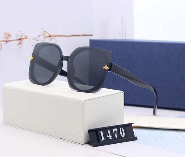 Mode-Sommer-Designer für Mann Womens Sonnenbrillen Gläser UV400 Bienen 1470 5 Farboption Hohe Qualität mit Box_voghion.com