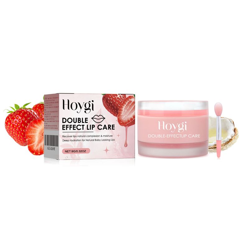 Hoygi Double Effect Moisturizing Lip Balm, Moisturizing Lips, Preventing Dry Cracking, Removing Dead Skin, Moisturizing, Protecting And Fading Lip Lines_voghion.com