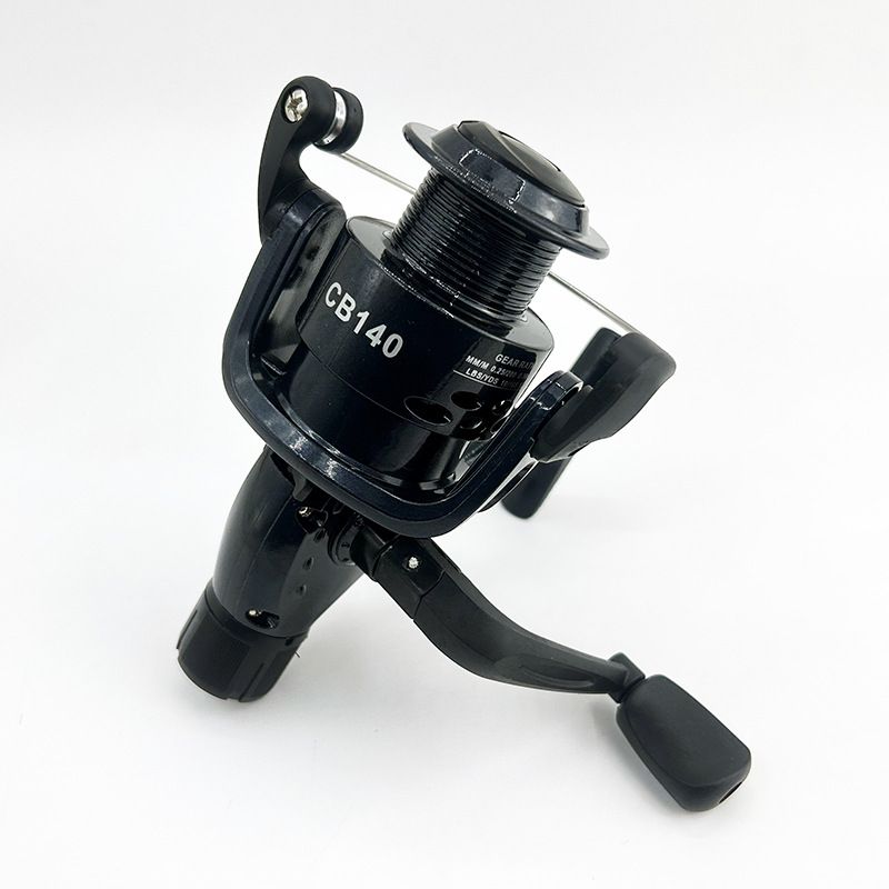 Rueda de herramientas de pesca, rueda de descarga trasera para exteriores, rueda de hilado, rueda de caña de pescar, rueda de señuelo, caña para rocas, lanzamiento de larga distancia, pesca negra_voghion.com