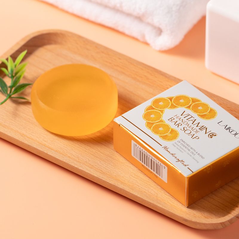 Makeup Tool Kits Face Wash Vitamin C Handmade Essential Oil Turmeric Soap Handmade Soap Bath Cleaning English_voghion.com