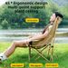 Outdoor Folding Moon Portable Camping Fishing Stool Picnic Art Sketching Reclining Chair_voghion.com