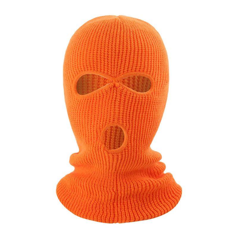 nuova maschera invernale calda per ciclismo sport all'aria aperta sci cappuccio lavorato a maglia a tre fori protezione per il collo sciarpa antifreddo_voghion.com