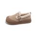 Kids' Winter Fur-Lined Boots – Cozy Faux Shearling Slip-On With Anti-Slip Rubber Sole (Brown, Adjustable Hook & Loop Strap)_voghion.com