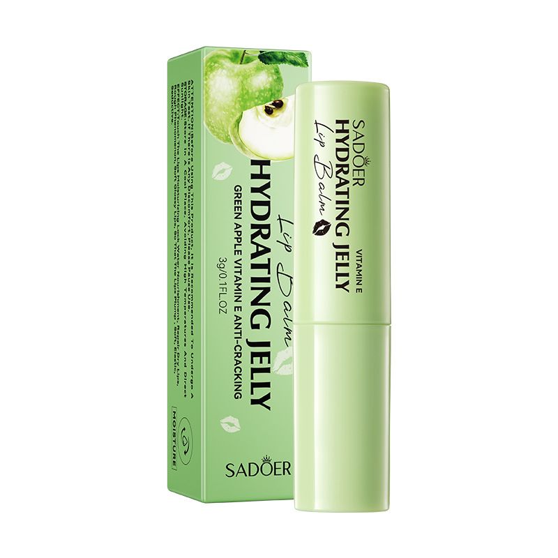 Balsam do ust SADOER Truskawkowy skwalan Nawilżający żel przeciw pęknięciom ust_voghion.com