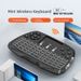 Handheld-Tastenmaus 2,4G Wireless 7-Farben-Hintergrundbeleuchtung Fabrik Direkt Tragbare Touch Super Mini-Tastatur_voghion.com