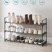 3 Layer Splicing Assembly Multifunctional Shoe Cabinet Dormitory Door Shoe Rack Iron Bedroom Simple Shoe Rack_voghion.com