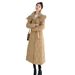 Women's Clothing Warm jacket jacket for women, mid length,winter thickened cotton coat over the knee_voghion.com