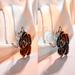 Black Rose Necklace Pendant Short Collar Chain Women's Korean Fashion Versatile Personalized Temperament Decorative_voghion.com