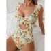 Women's Clothing New Style Printed Tight Fitting One Piece Swimsuit_voghion.com