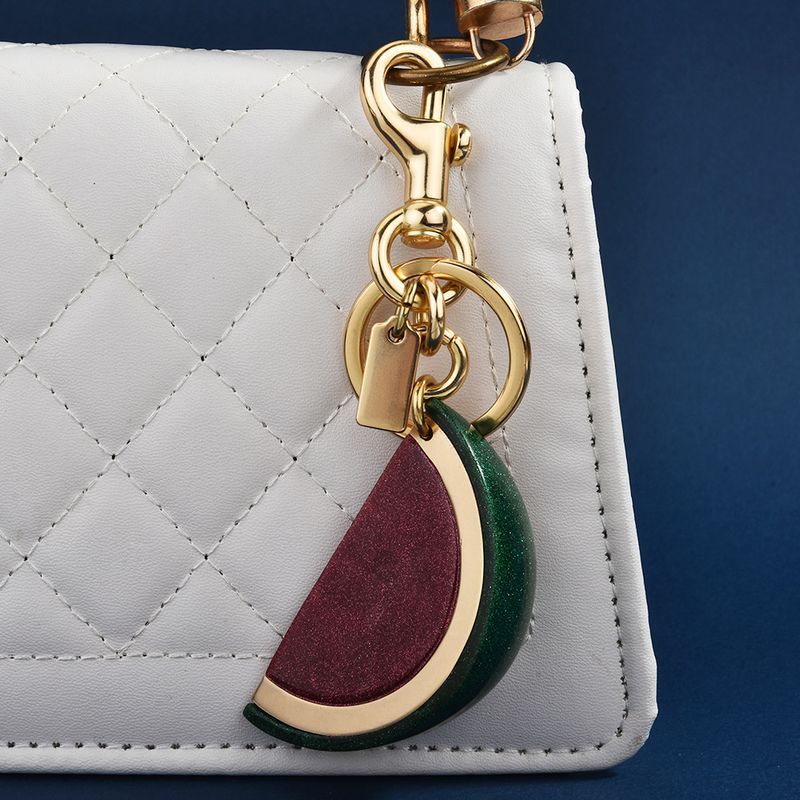 New Watermelon Pendant Ladies Bag Accessories Delicate Car Key Chain Charm_voghion.com