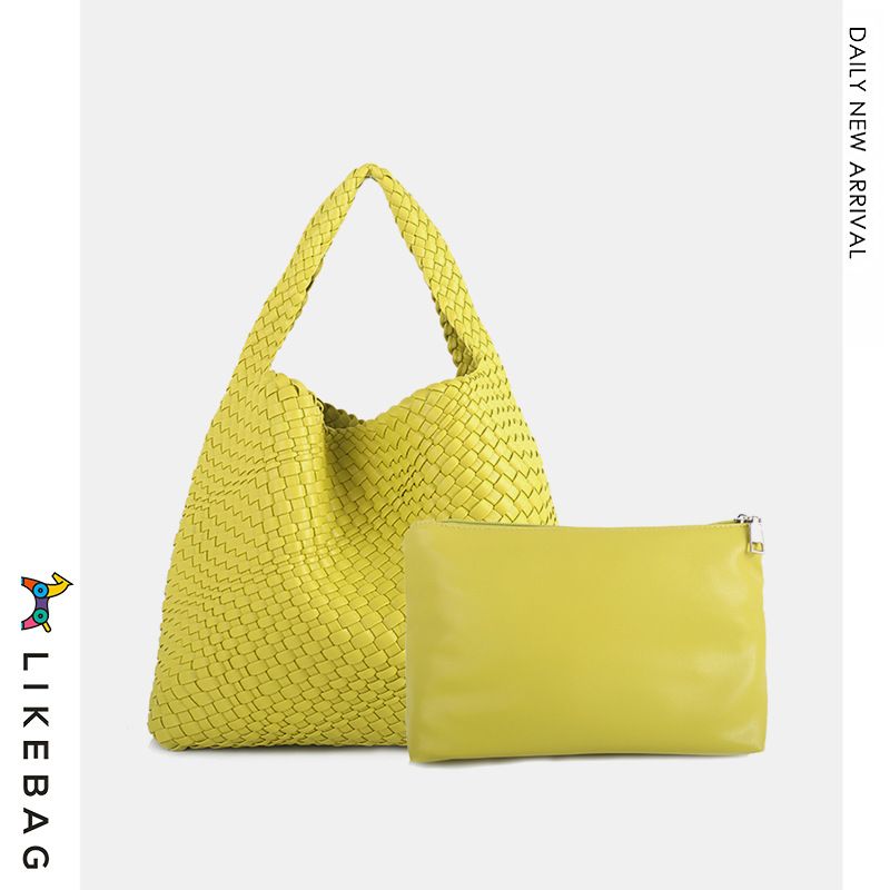 Borsa a mano da donna di alta qualità, intrecciata a mano, alla moda, borsa a tracolla di grande capacità, borsa da suocera portatile_voghion.com