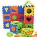 Tapis de puzzle géométrique en mousse EVA 36 pièces pour mère et enfant_voghion.com