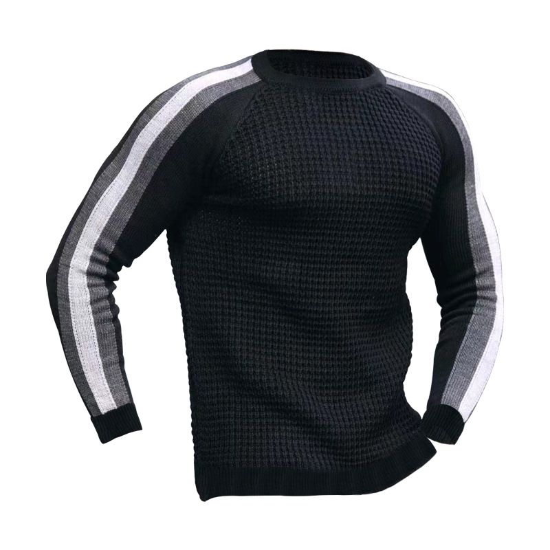 Vêtements pour hommes décontracté bas ample tricot haut T-shirt pour jeunes_voghion.com