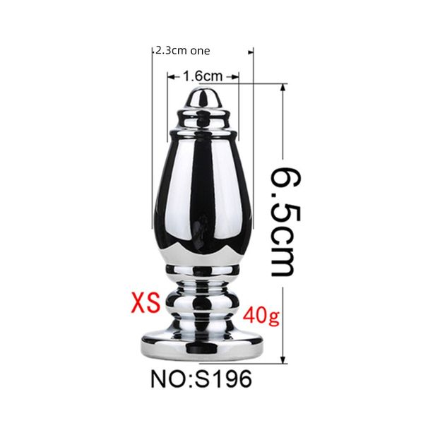 Metall Alternative Form Abnehmbare Kopf Schwanz Zubehör Bestrafung Zurück Gericht Entwicklung Butt Plug Outdoor_voghion.com
