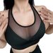 Fitness Yoga Sports Bra For Women, Mesh Patchwork, Sexy Back, Elastic, Barely There Feel, Breathable, High Support_voghion.com