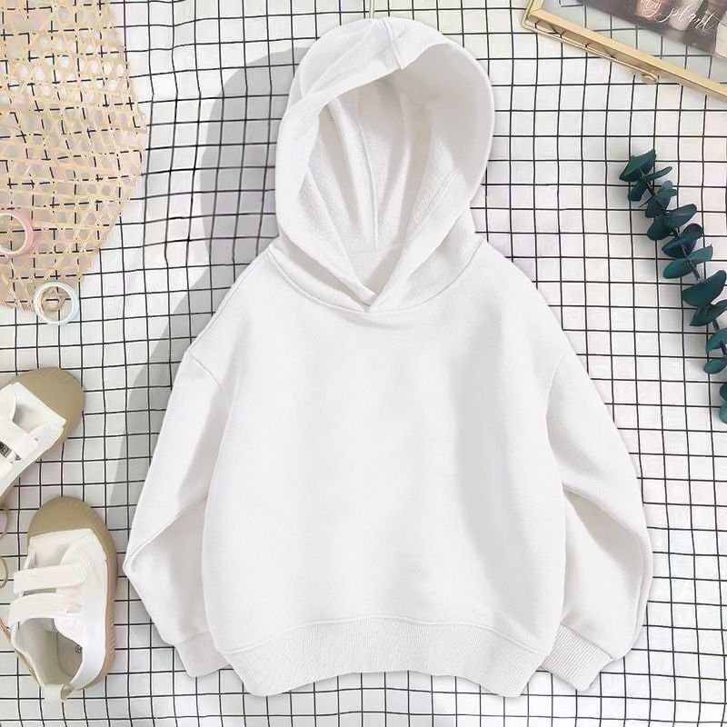 Ropa para niños Sudaderas para niñas primavera y otoño 2024 nuevas sudaderas con capucha de terciopelo para niños ropa de otoño para niños ropa para niñas ropa para niños_voghion.com