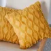 Cushion Cover 45x45cm Yellow Plush Geometry Winter Home Decoration Pillow Cover For Indoor Living Room Pillow Case 18x18inch_voghion.com