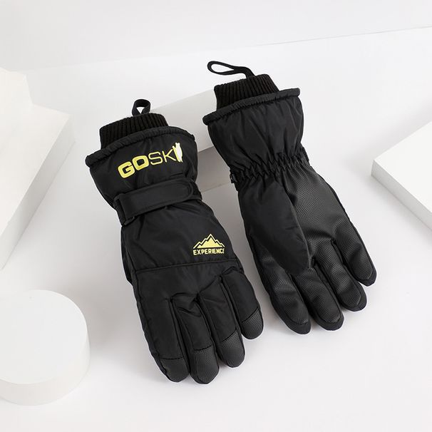 Ski Gloves For Men And Women Winter Warm Touchscreen Down Cotton Couple Style Thickened Electric Bike Riding Windproof_voghion.com