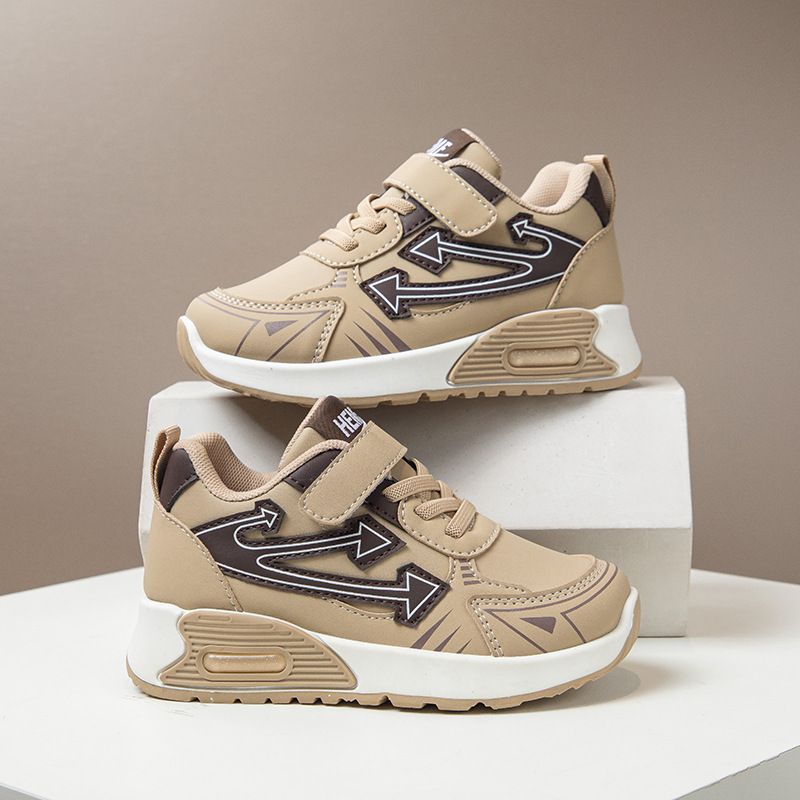 Sportschuhe für Mutter und Kind, Frühling und Herbst, Einzelschuhe für Jungen, Leder, weiche Sohle, lässige Laufschuhe für Mädchen, passend für mittlere und große Kinder_voghion.com