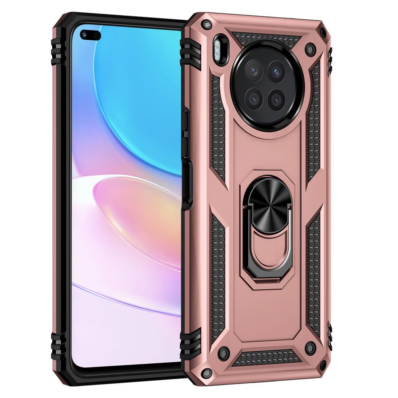 For Honor 50 Lite X8 Case Shockproof Armor Holder Ring Stand Cover for Huawei Honor 50 Lite P Smart 2021 Y7A Y8S Y9A Nova 8i 9_voghion.com