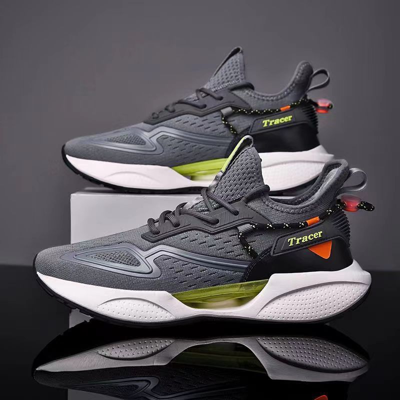 Neue lässige Sport-Mesh-Laufschuhe mit weicher Sohle für Herren, koreanische Version von Kokosnussschuhen_voghion.com