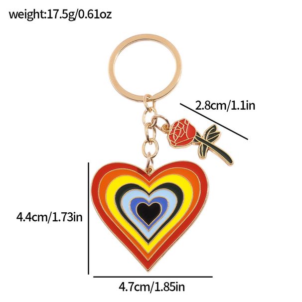 Portachiavi con ciondolo a forma di nuvola arcobaleno, piccolo e fresco, da donna, con decorazione per borsa e ragazza._voghion.com