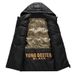 Unisex Winter Padded Vest With Bear Print, Windproof Polyester Fleece, Loose Fit For Teens & Adults_voghion.com