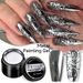Nail Glue Canned High Gloss Metallic Painted Glue Silver Nail Polish Hook Edge Super Flash Mirror Silver_voghion.com