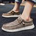 Unschlagbare Qualität Paar Dude Lefu Mode Casual Herren Canvas Cover Füße Lazy People Step On Damenschuhe_voghion.com