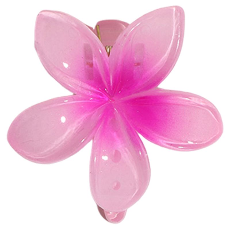 Summer Mini Plumeria Sweet Fresh Side Hairpin - Beach Vacation Headpiece Front Bangs Baby Clip_voghion.com