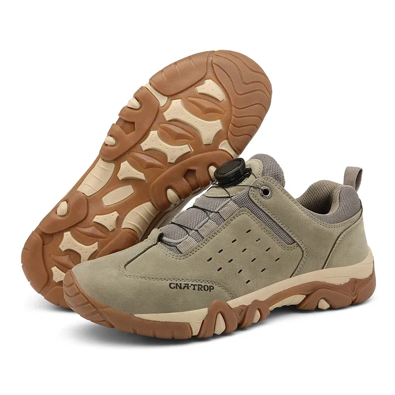 Hiking Shoes Men Outdoor Trekking Shoes Trail Running Shoes Climbing Hunting Sneakers Mountaineering Army Breathable Camping_voghion.com