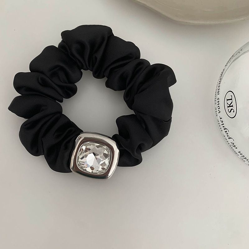 Stile pratico ~ fascia per capelli semplice e quadrata, copricapo, elastico alto, accessori per capelli, acconciatura posteriore, corda per capelli, Corea del Sud_voghion.com
