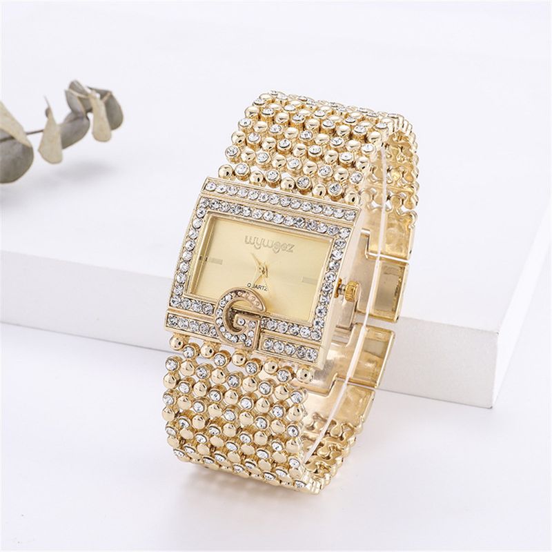 Fashion hot selling diamond inlaid G quartz watch, high-end stainless steel light luxury women's watch_voghion.com