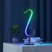 APP Note Night Light RGB Symphony Table Lamp Remote Control Symphony Musical Note Light Car Desktop Night Light For Home Bar_voghion.com