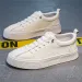Uomo Classiche Sneakers Bianche Casual Morbide in Pelle con Lacci Moda Uomo Scarpe da Passeggio all'Aperto Scarpe da Ginnastica Maschili_voghion.com