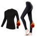 Ski Quick-Dry Clothing Women's Sweat-Wicking Thermal Underwear Tight-Fitting Sportswear Fitness Running Set Outdoor Gear_voghion.com