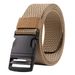 HOT Men' Fahion Nylon Canva Metal-Free Platic Buckle Military Tactical Belt Outdoor Sport Hiking Webbing Web Wait_voghion.com
