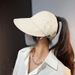 Ruth Style Open-Top Fisherman Baseball Cap For Women, Full Face Coverage, Mask-Hanging, Versatile, Face-Slimming, UV_voghion.com