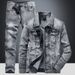 Chaqueta informal de dos piezas para hombre, holgada, de talla grande, versátil y moderna para estudiantes_voghion.com