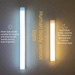 USB Motion Sensor Cabinet Light, Long Strip LED Wardrobe Light, For Closet, Feeding Table & Bookshelf, Stick-On_voghion.com