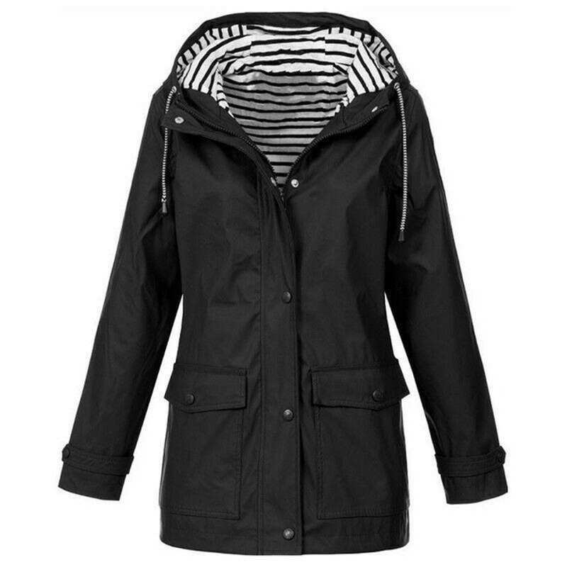 Cappotto da donna autunno 2022 impermeabile impermeabile moda da donna outdoor vento foresta pluviale cappotto da giacca piovoso_voghion.com