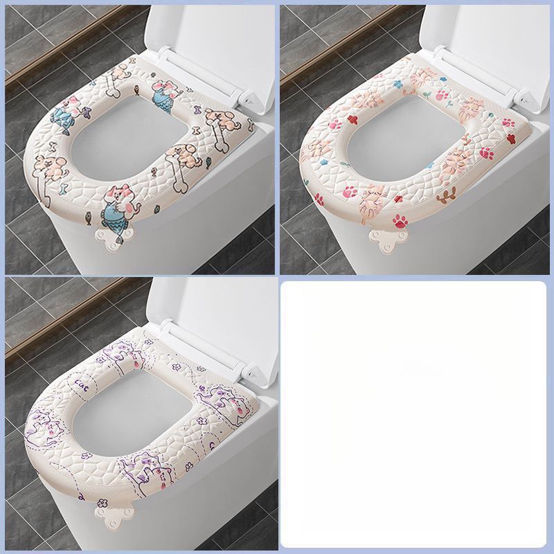 Cuscino per sedile WC universale, impermeabile, ispessito, per tutte le stagioni, caldo, lavabile e senza lavaggio_voghion.com